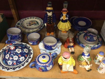 Lot 840 - Quimper ware and similar ornaments