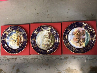 Lot 846 - Crest ware, Spode tea ware and presentation plates, plus other china