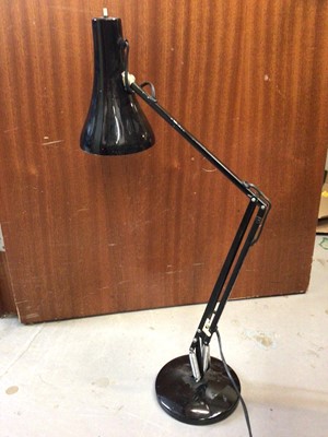 Lot 375 - Vintage black anglepoise desk lamp