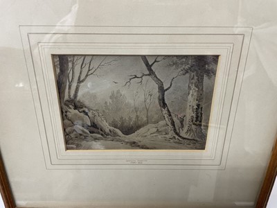 Lot 261 - Samuel Howitt (c.1765-1822), watercolour, sportsman in a landscape, 11cm x 16cm, in glazed frame