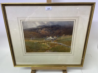 Lot 85 - Arthur Tucker (1864-1929), watercolour, Landscape, signed, 25cm x 35cm, in glazed gilt frame