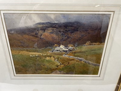 Lot 172 - Arthur Tucker (1864-1929), watercolour, Landscape, signed, 25cm x 35cm, in glazed gilt frame