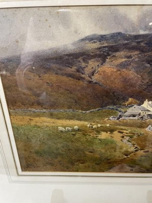 Lot 172 - Arthur Tucker (1864-1929), watercolour, Landscape, signed, 25cm x 35cm, in glazed gilt frame
