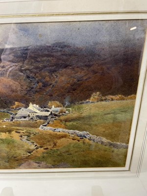Lot 85 - Arthur Tucker (1864-1929), watercolour, Landscape, signed, 25cm x 35cm, in glazed gilt frame
