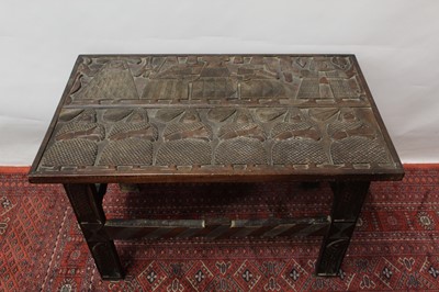 Lot 1509 - Nigerian carved wooden table