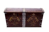 Lot 1118 - 19th century Scandinavian painted hardwood and...