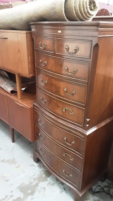 Lot 1361 - Reproduction chest on chest