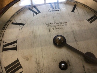 Lot 67 - Charles Frodsham oak cased wall clock
