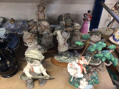 Lot 72 - Group of G. Armani and other Capodimonte style figures