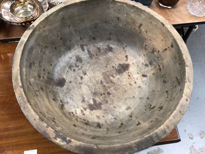 Lot 80 - Turned sycamore dairy bowl