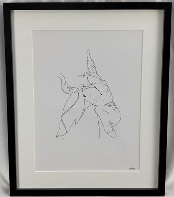 Lot 170 - British, contemporary, five prints - studies of dancers, one duplicate, three framed and two unframed