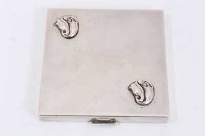 Lot 998 - Georg Jensen silver compact