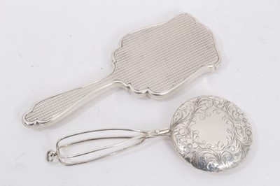 Lot 999 - Two silver compacts