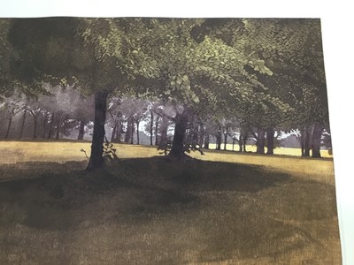 Lot 129 - Phil Greenwood (born 1943) etching/aquatint in colours 'Summer Light'