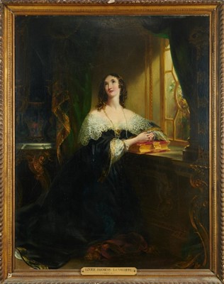 Lot 1192 - Edmund Thomas Parris (1793-1873), oil on canvas - portrait of Louise, Duchess de La Valliere, afterwards Sister Louisa of the Order of Misericordia in the Convent of the Camelites