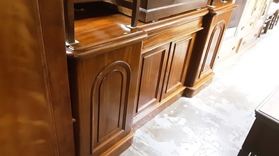 Lot 1347 - Victorian mahogany breakfront sideboard