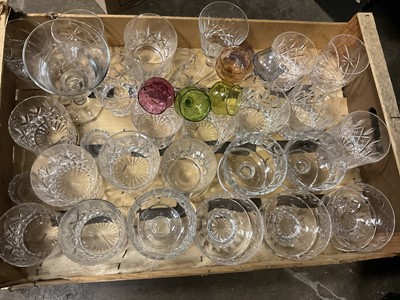 Lot 203 - Collection of cut glass