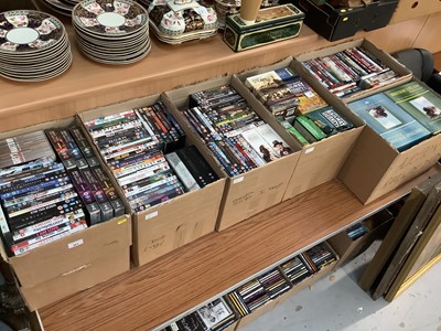 Lot 463 - 7 boxes of dvd's