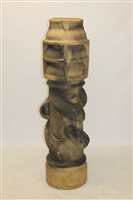 Lot 1137 - Very large 'Spiralvent' terracotta chimney pot,...