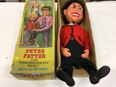 Lot 1855 - Peter Patter Ventriloquist Doll in original box.