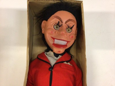 Lot 1855 - Peter Patter Ventriloquist Doll in original box.