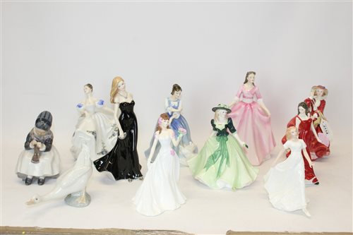 Lot 2114 - Five Royal Doulton figures - Top O' The Hill...