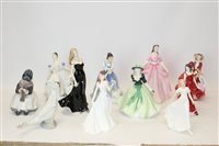 Lot 2114 - Five Royal Doulton figures - Top O' The Hill...