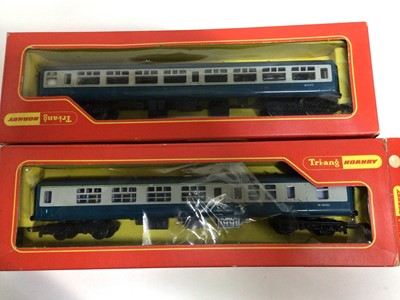 Lot 3 - Hornby OO gauge R543 Advanced Passenger Train set plus 2 carriages, all boxed