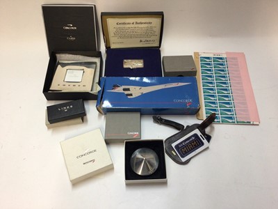 Lot 858 - One box of Concorde related items