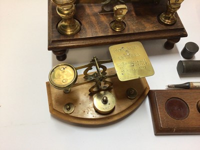 Lot 2491 - Antique brass scales