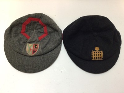 Lot 71 - Two vintage school caps