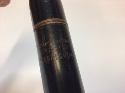 Lot 226 - Novelty Scottish Exhibition pipe 1908