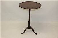 Lot 1154 - George III-style mahogany wine table with...
