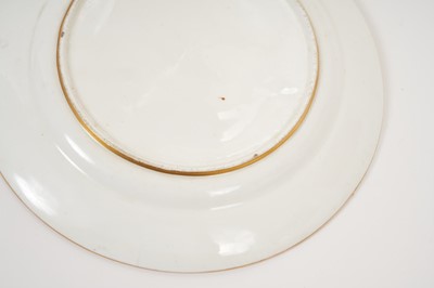 Lot 14 - Rare Late Georgian Royal  porcelain plate