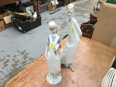 Lot 535 - Two Lladro porcelain figures