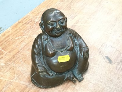 Lot 537 - Bronze budda