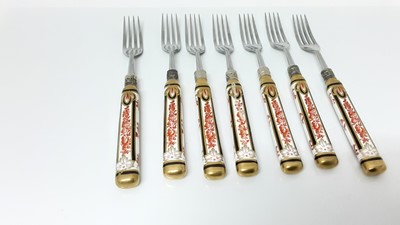 Lot 1342 - Royal Crown Derby cutlery