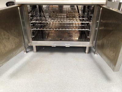 Lot 12 - A Lincat stainless steel A004 SN 30350611 electric six ring cooker,with double door oven, 900 mm