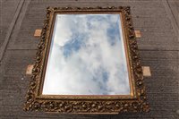 Lot 1162 - Large 19th century Carsved giltwood wall...