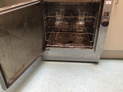 Lot 22 - A Lincat stainless steel single door oven, cable and plug