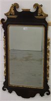 Lot 1165 - George II walnut and parcel gilt fret Carsved...