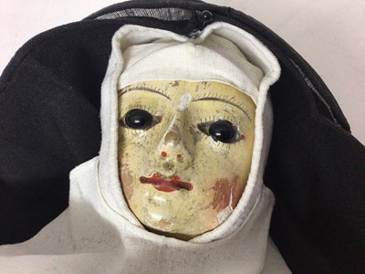 Lot 951 - Very rare Choir Sister nun doll, probably 18th century