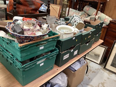 Lot 900 - Large quantity of mixed china and glassware (8 boxes)