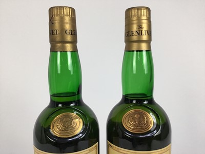 Lot 18 - Whisky - two bottles, The Glenlivet Pure Single Malt Scotch Whisky aged 12 years,70cl. 40%