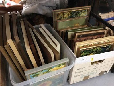 Lot 507 - Two boxes of pictures and prints