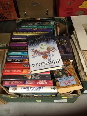 Lot 511 - One box of Terry Pratchett books