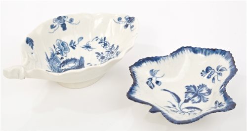 Lot 4 - 18th century Worcester blue and white...