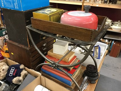 Lot 516 - Group of various items to include mixed books, stationary draws and sundries.