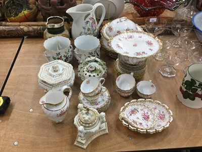 Lot 526 - Copeland Desert service together with Portmeirion jug and other ceramics.