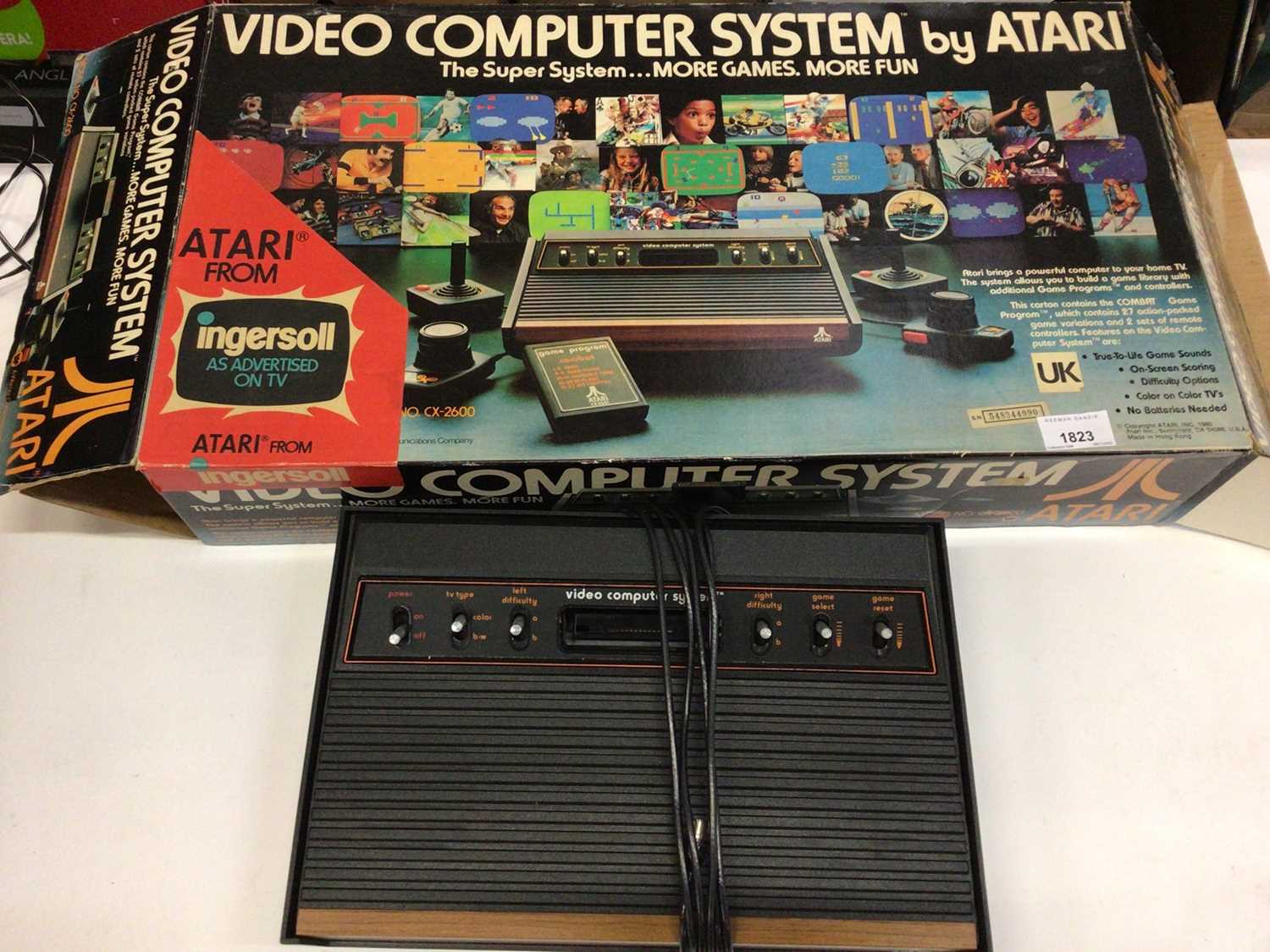 Lot 1823 - Atari Video Computer System boxed plus a